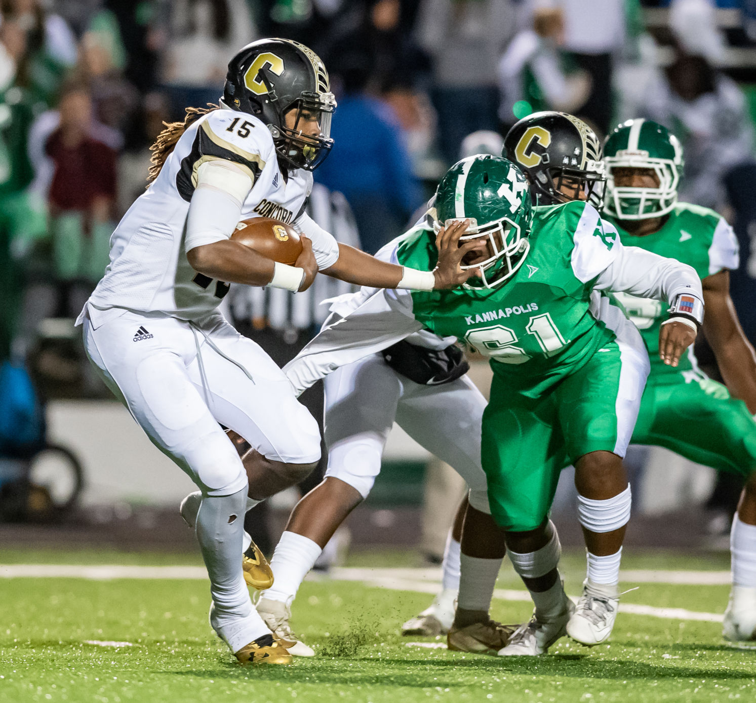 the annual Battle of the Bell high school football game